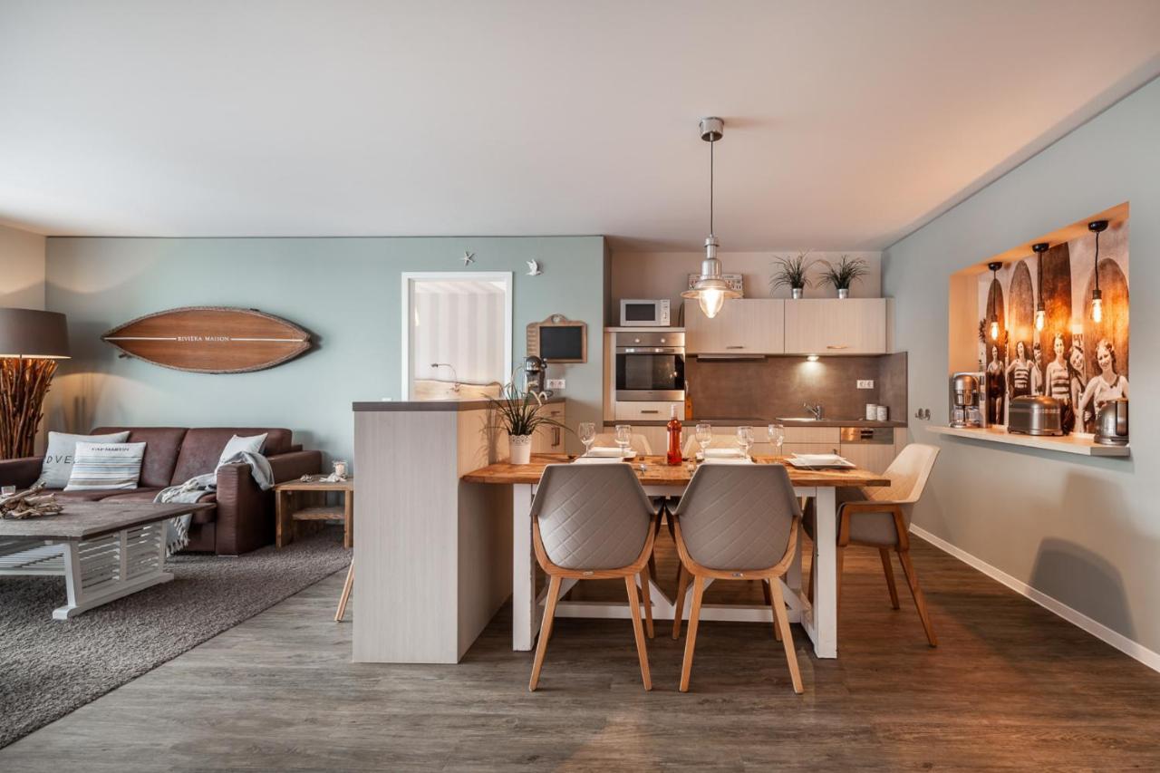 Apartmenthaus Hafenspitze Ap 5 - am Yachthafen 5 - Blickrichtung offenes MeerStrandpromenade Eckernförde Exterior foto